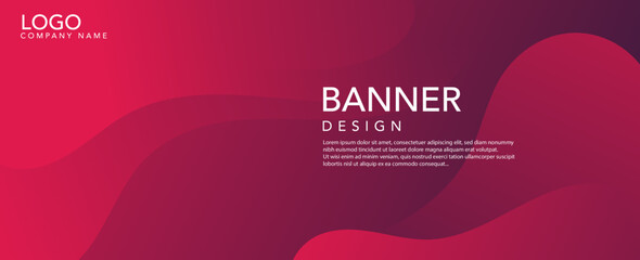 Abstract Pink background with waves
