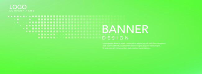 abstract background, Green banner