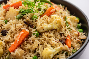 Tahri, tehri, tehiri or tahari is an Indian one pot meal made using mixed Vegetables and Rice