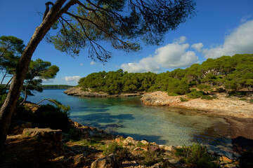 Sa Barca Trencada.Parque natural de Mondragó. Santanyi. Migjorn.Mallorca.Illes Balears.España.