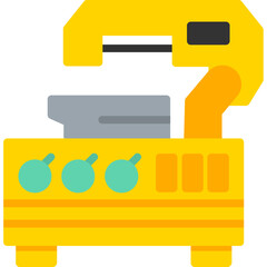 Metal Cutting Machine Icon