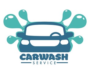 Car cleaning service carwash station isolated icons vehicle and transport vector