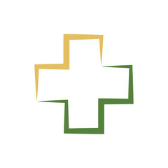 Medical Cross illustration Logo template vector design