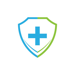 Medical Cross illustration Logo template vector design