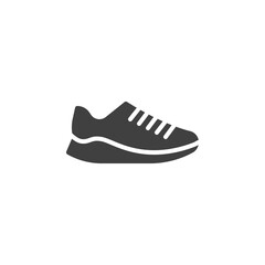 Fototapeta Sport shoes vector icon obraz