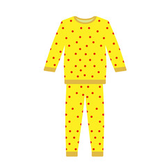 Nightwear, nightdress, nightshirt. jpg of pajamas for sleep, parties, holidays. Textile night clothes for kids and parents sleepwear bedtime pajama colored pictures jpeg illustration. youth male cloth