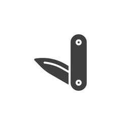 Pocket knife vector icon