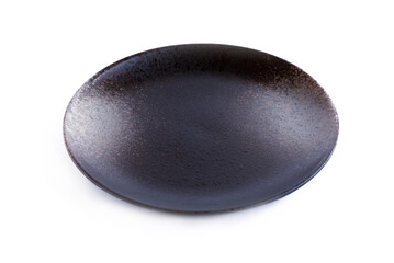 Ceramic dish isolated on a white background. clipping path.