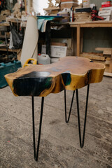 Natural wood side table.slab Coffee table, modern coffee table