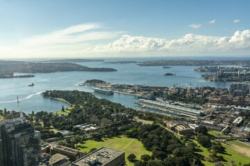 Beautiful scenery of Sydney city from Sydney Tower Eye , Australia