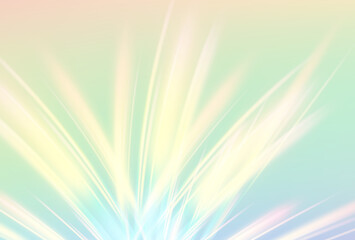 Obraz premium Rainbow prism flare lens realistic effect. Vector illustration of light refraction texture