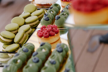 Candy bar at restaurant