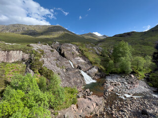 mountain landscape with sky