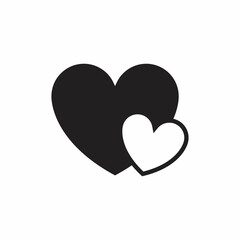 flat design best love  illustration, love icon, heart icon, love symbol