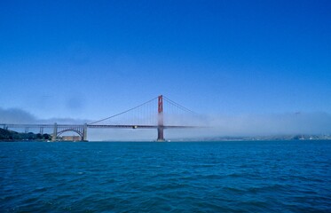 Il Golden Gate Bridge nella baia di San Francisco . California .US.