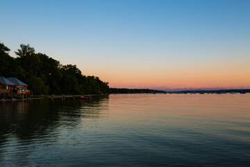 Ammersee in Bayern, 5 Seenland Bayern, Sonnenuntergang
