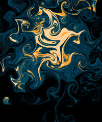 abstract liquid art