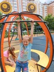 child on playground