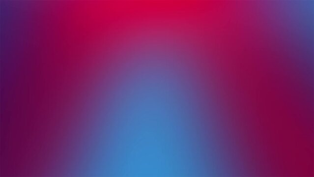 Bright blue and red gradient abstract looping motion background. 4K footage