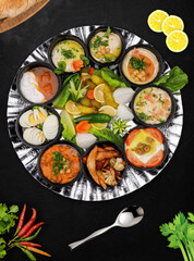 Middle eastern diet breakfast food