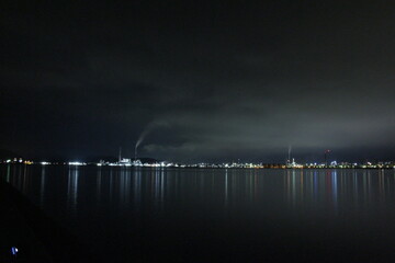 コンビナート夜景！山口県周南市　SDGs地球環境と地球のミライ　えんとつ町