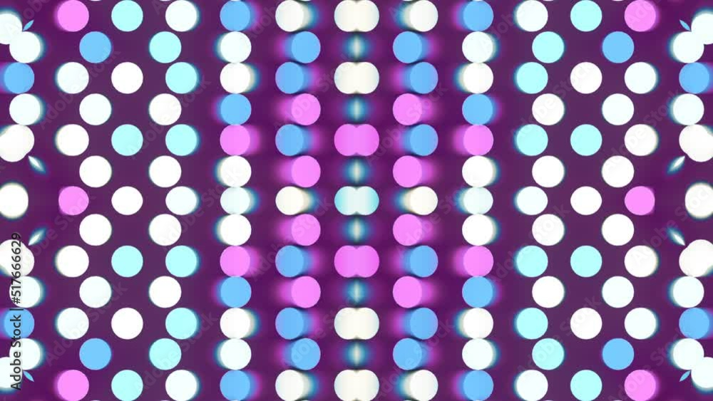 Aufkleber Digital background seamless loop wave animation cylindrical shapes. 3d rendering