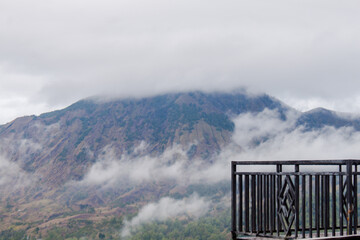 Fototapeta na wymiar View of Batur mountain