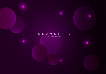 Abstract geometric design dynamic modern graphic background