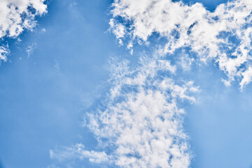 Beautiful blue sky image