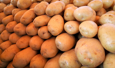 fresh potatoes sold at street fair