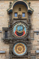 astronomical clock in prague, czech republic