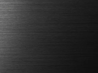 Fotobehang Black brushed metal. High resolution Brushed metal texture background. © killykoon