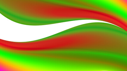 green red wave abstract gradient