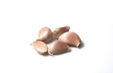 Fresh garlic is a healthy herb.