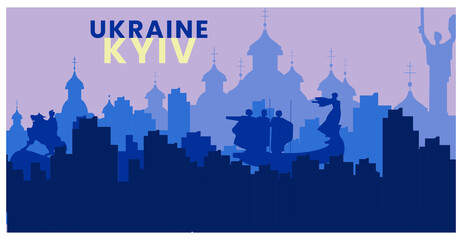 Obraz premium background for the site evening kiev
