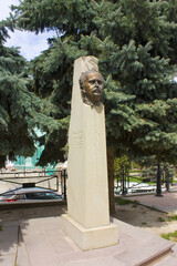 Monument to Franzos Karl Emil in Chortkiv, Ukraine