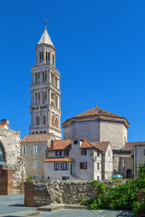 Fototapeta na wymiar Cathedral of Saint Domnius, Split, Croatia