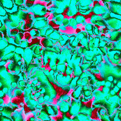 Wet paint seamless pattern. Watercolor