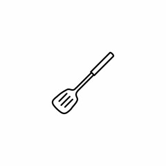 Hand drawn spatula icon, simple doodle icon