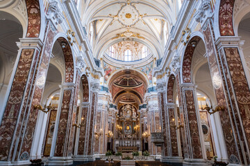 Fototapeta na wymiar Basilica Cattedrale Maria Santissima della Madia in Monopoli, Italy