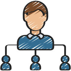 Manager Hierarchy Icon
