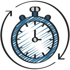 Continuous Time Icon