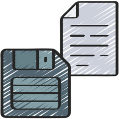 Save Document Icon