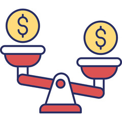 dollar Balance scale

