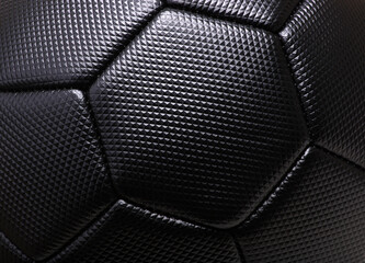 Black soccer ball texture background