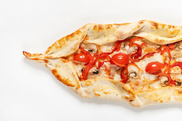 Traditional arabic pizza lahmacun pide