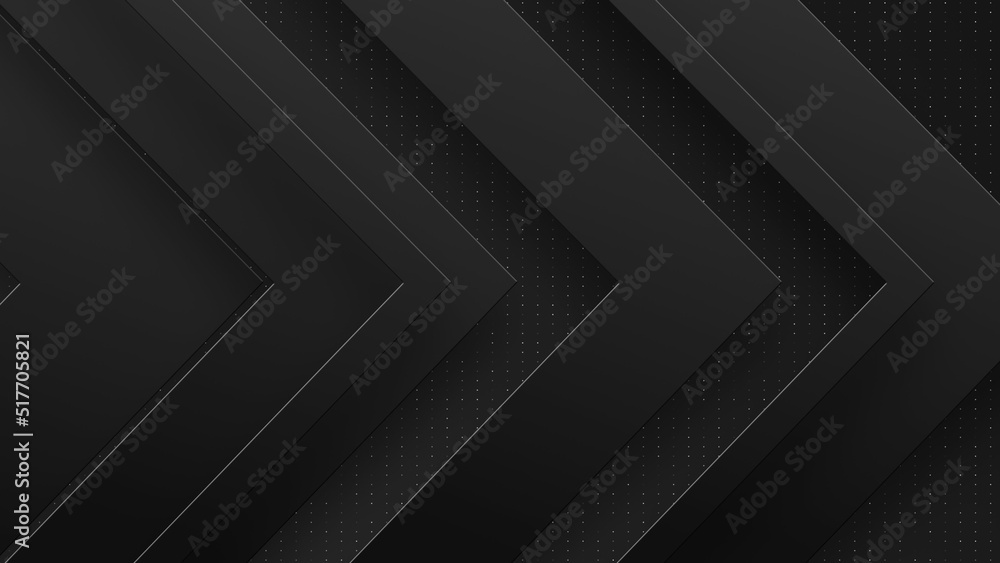 Poster abstract tech geometric black shapes seamless loop motion graphics elegant business presentation bac