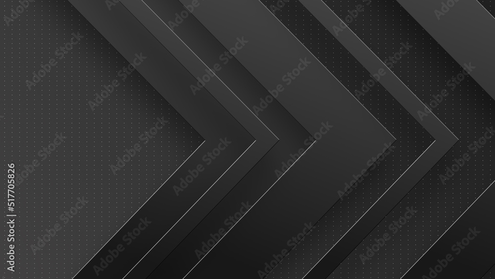 Poster abstract tech geometric black shapes seamless loop motion graphics elegant business presentation bac