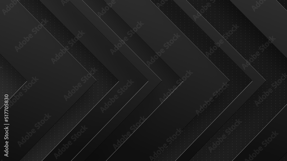 Poster abstract tech geometric black shapes seamless loop motion graphics elegant business presentation bac