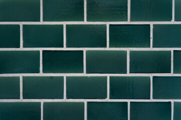 green tiles background texture